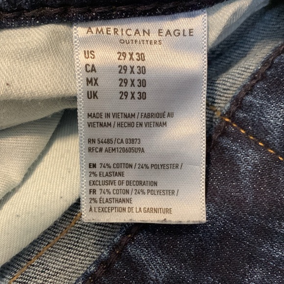 Men’s American Eagle Next Level AirFlex, Medium Wash Jeans Size 29x30 - Picture 5 of 7